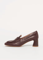 swatch_Brown Leather halmanera heeled leather loafer