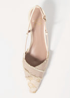 swatch_Cream Lace roberto festa falara pump