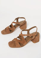 swatch_Brandy Suede l'idea block heel sandal