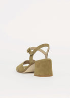 swatch_Olive Suede l'idea heeled sandal