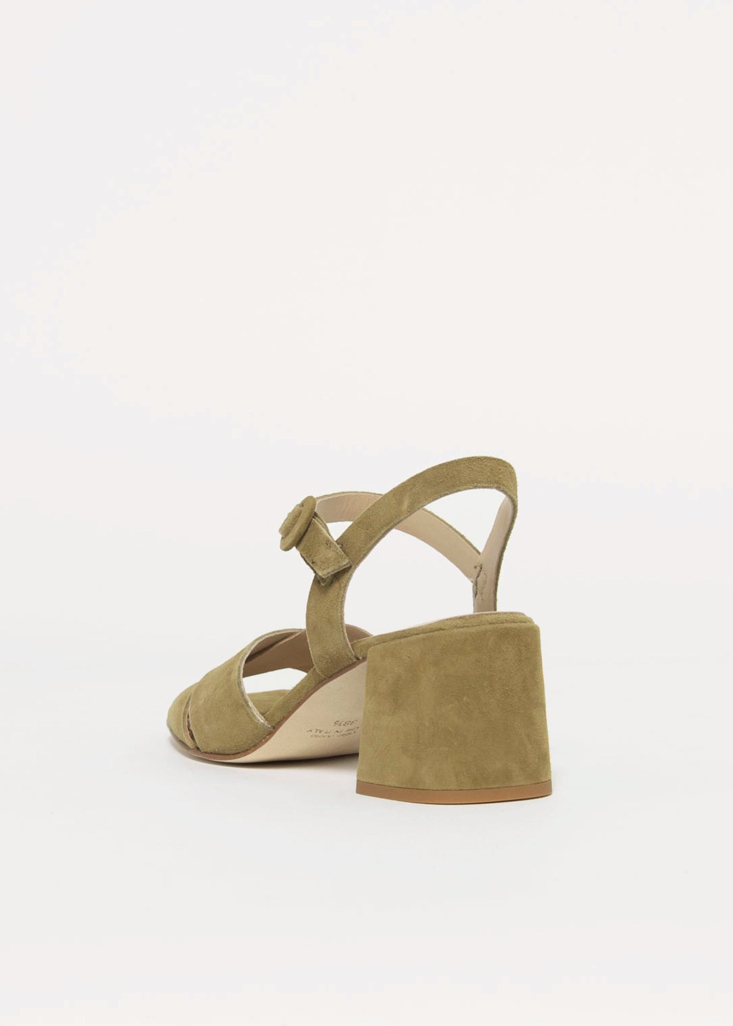 swatch_Olive Suede l'idea heeled sandal