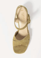 swatch_Olive Suede l'idea heeled sandal