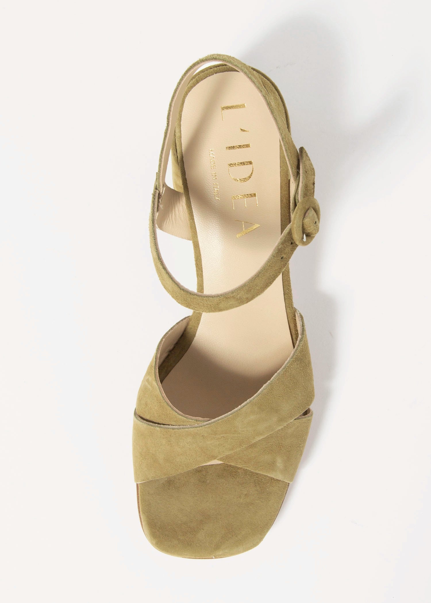 swatch_Olive Suede l'idea heeled sandal