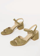 swatch_Olive Suede l'idea heeled sandal
