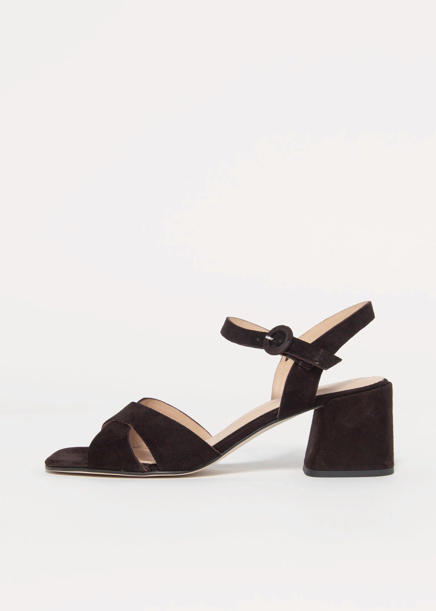 swatch_Chocolate Suede l'idea heeled sandal