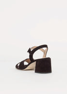 swatch_Chocolate Suede l'idea heeled sandal