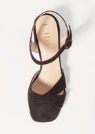 swatch_Chocolate Suede l'idea heeled sandal