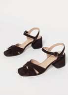 swatch_Chocolate Suede l'idea heeled sandal