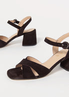 swatch_Chocolate Suede l'idea heeled sandal