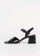 swatch_Black Leather l'idea heeled sandal