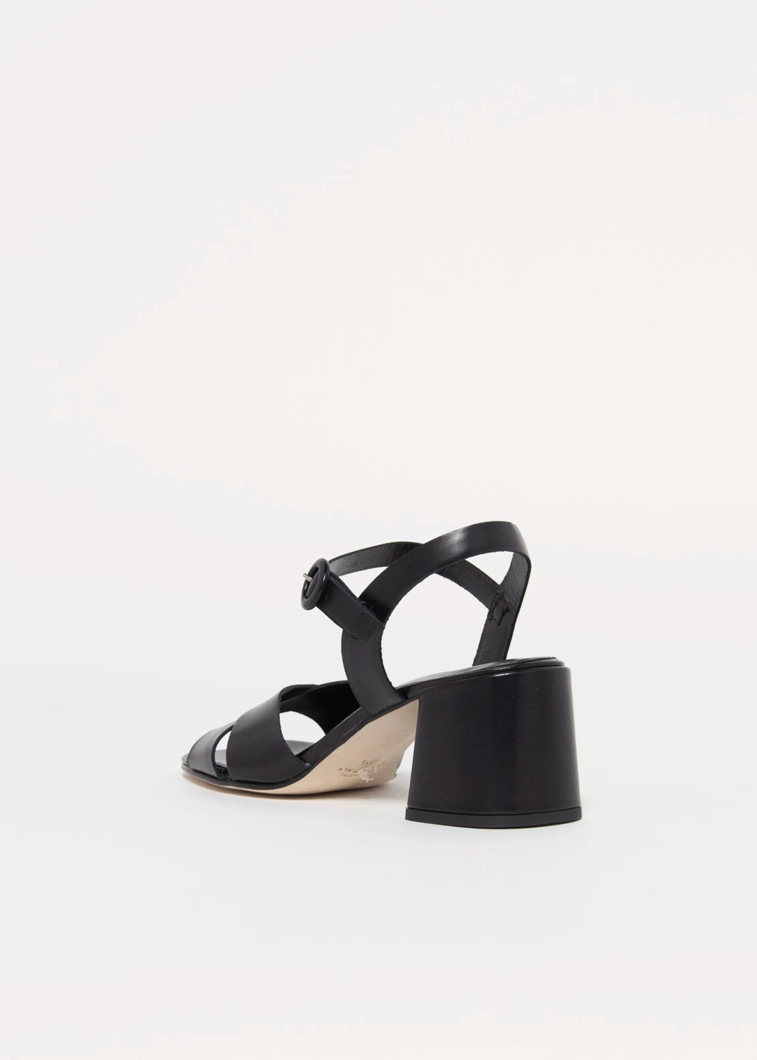 swatch_Black Leather l'idea heeled sandal