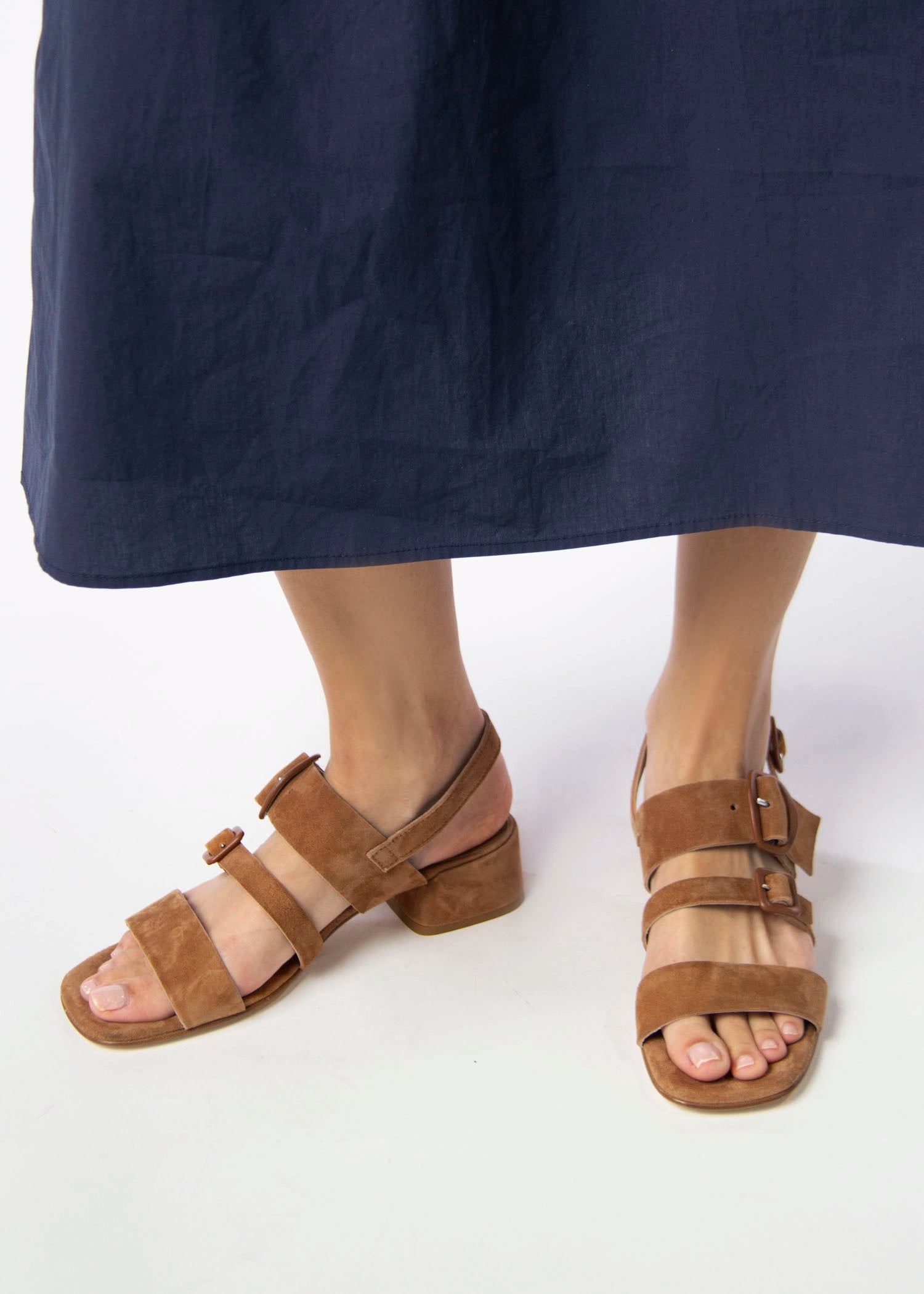 swatch_Brandy Suede l'idea low heel strappy sandal
