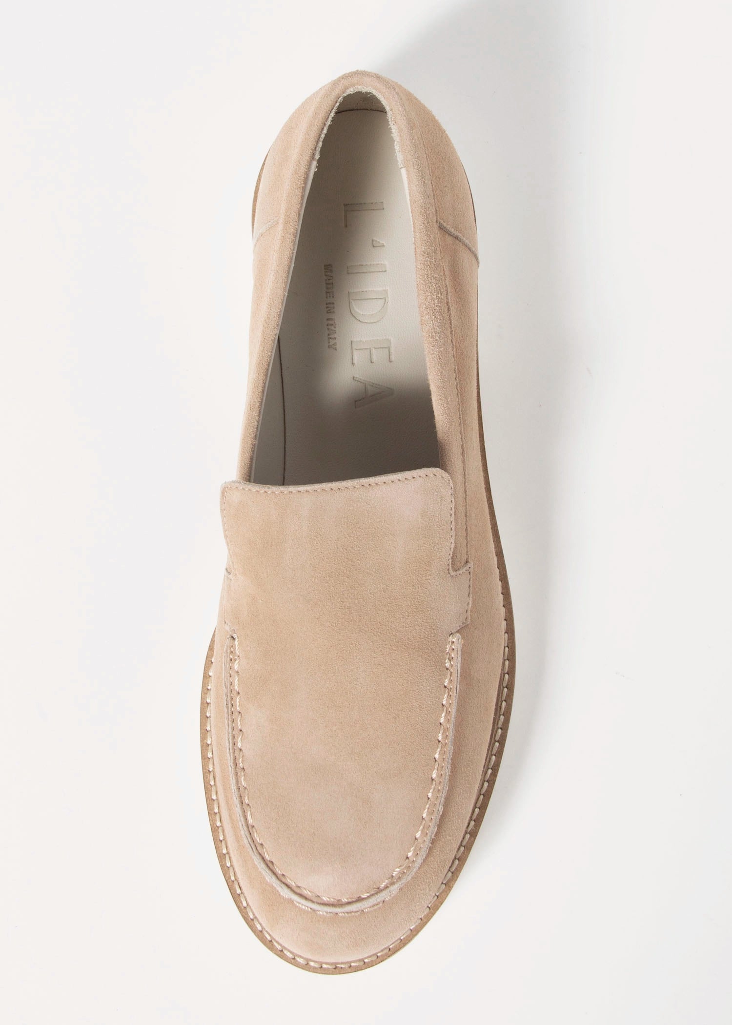 swatch_Camel Suede l'idea suede loafer