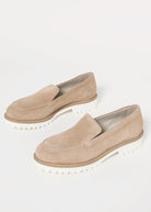 swatch_Camel Suede l'idea suede loafer