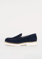 swatch_Navy Suede l'idea suede loafer