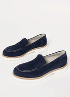 swatch_Navy Suede l'idea suede loafer