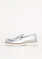 swatch_Silver Leather l'idea classic penny loafer