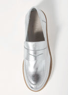 swatch_Silver Leather l'idea classic penny loafer