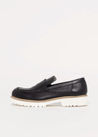 swatch_Black Leather l'idea classic penny loafer