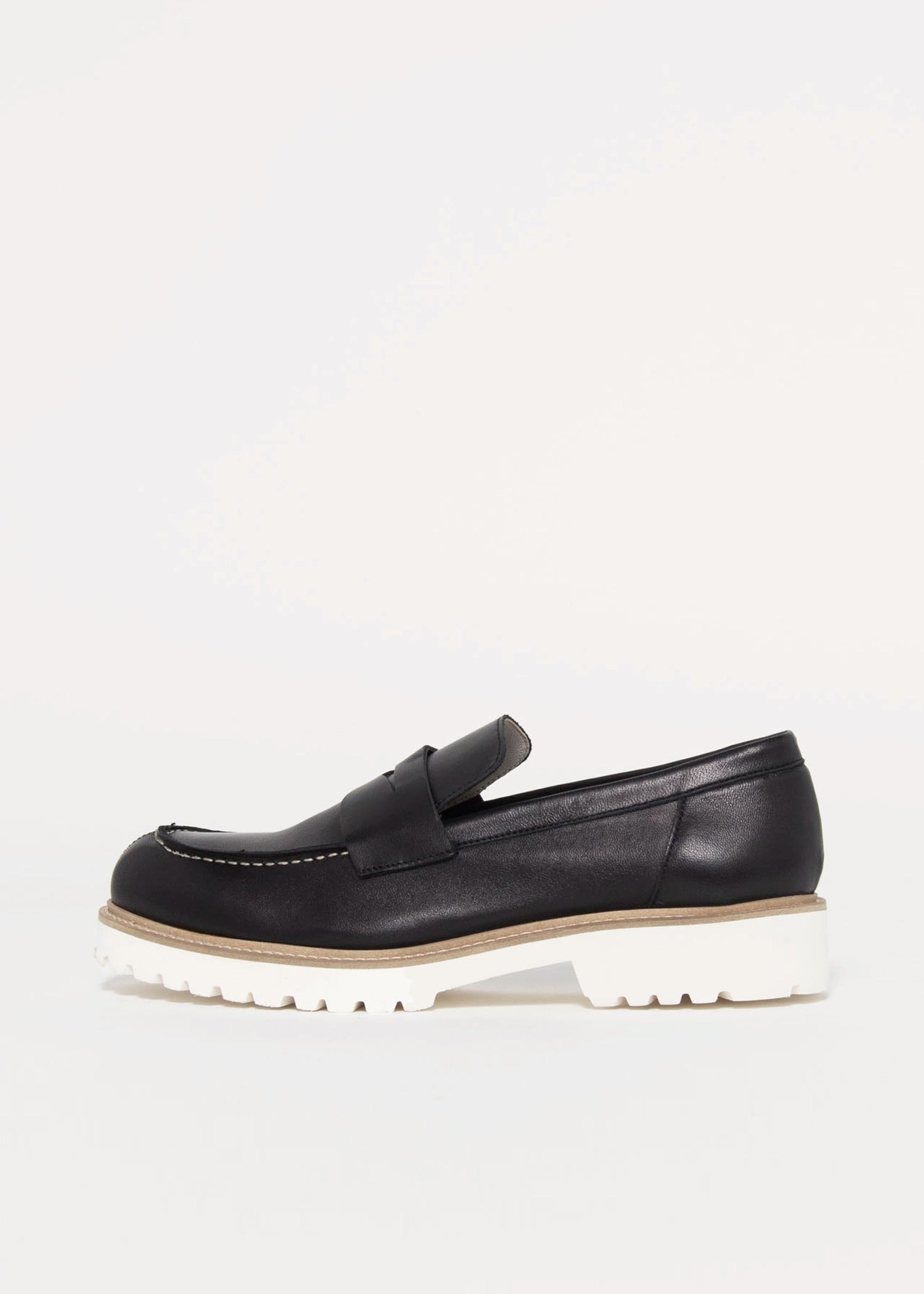 swatch_Black Leather l'idea classic penny loafer