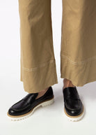 swatch_Black Leather l'idea classic penny loafer