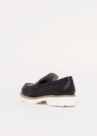 swatch_Black Leather l'idea classic penny loafer