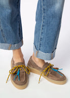 swatch_Taupe Suede charm suede loafer