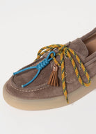 swatch_Taupe Suede charm suede loafer