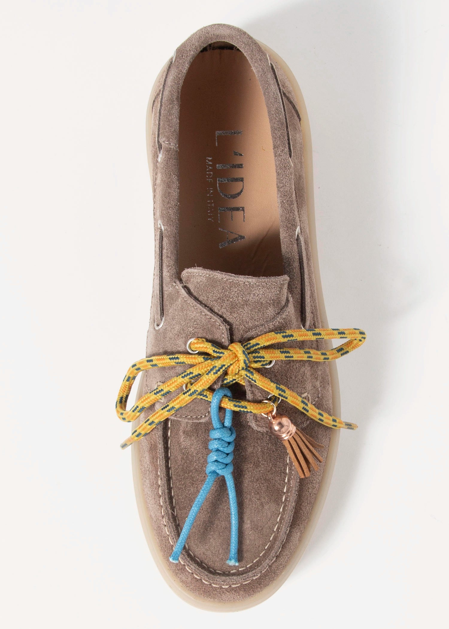 swatch_Taupe Suede charm suede loafer
