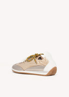 swatch_Platino l'idea metallic double lace sneaker