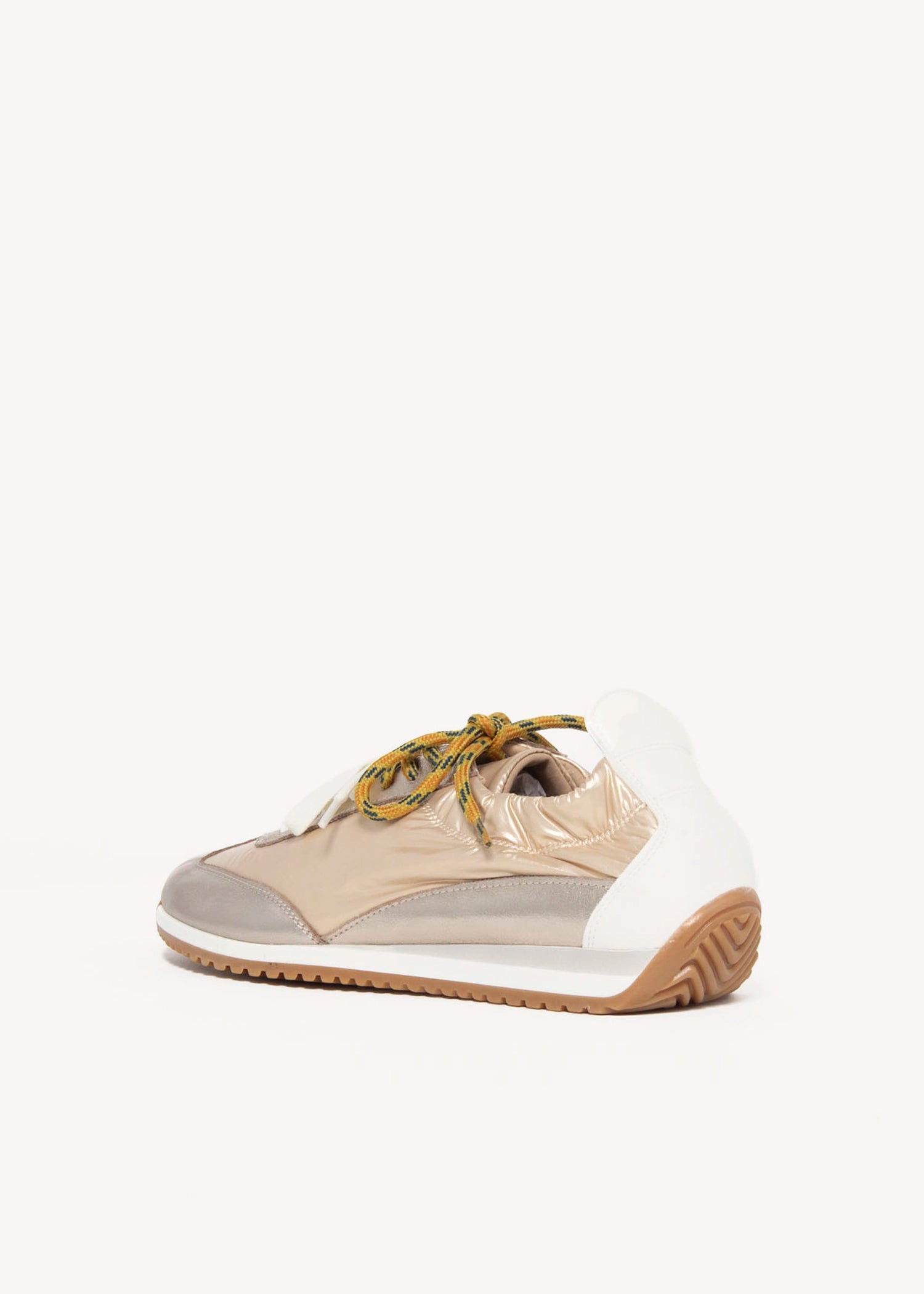 swatch_Platino l'idea metallic double lace sneaker