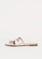 swatch_platino leather leather cutout sandal flat sandals