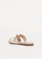 swatch_platino leather leather cutout sandal flat sandals