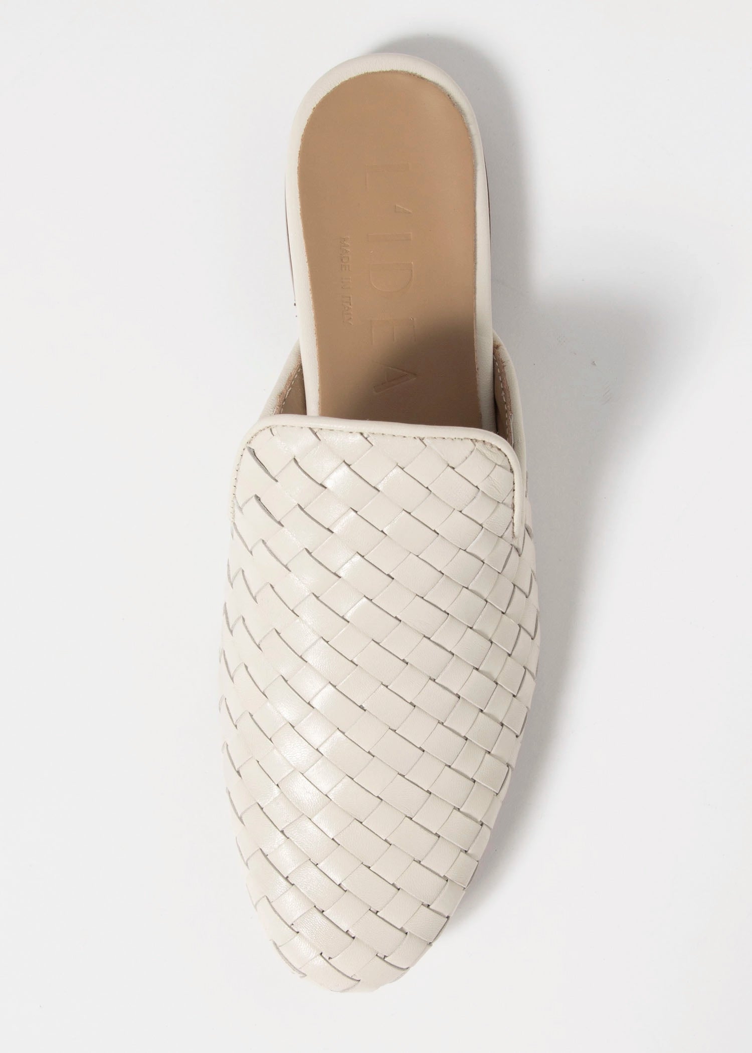 swatch_Ivory Leather l'idea woven mule