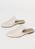 swatch_Ivory Leather l'idea woven mule