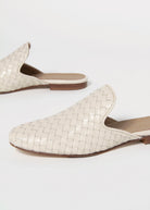 swatch_Ivory Leather l'idea woven mule