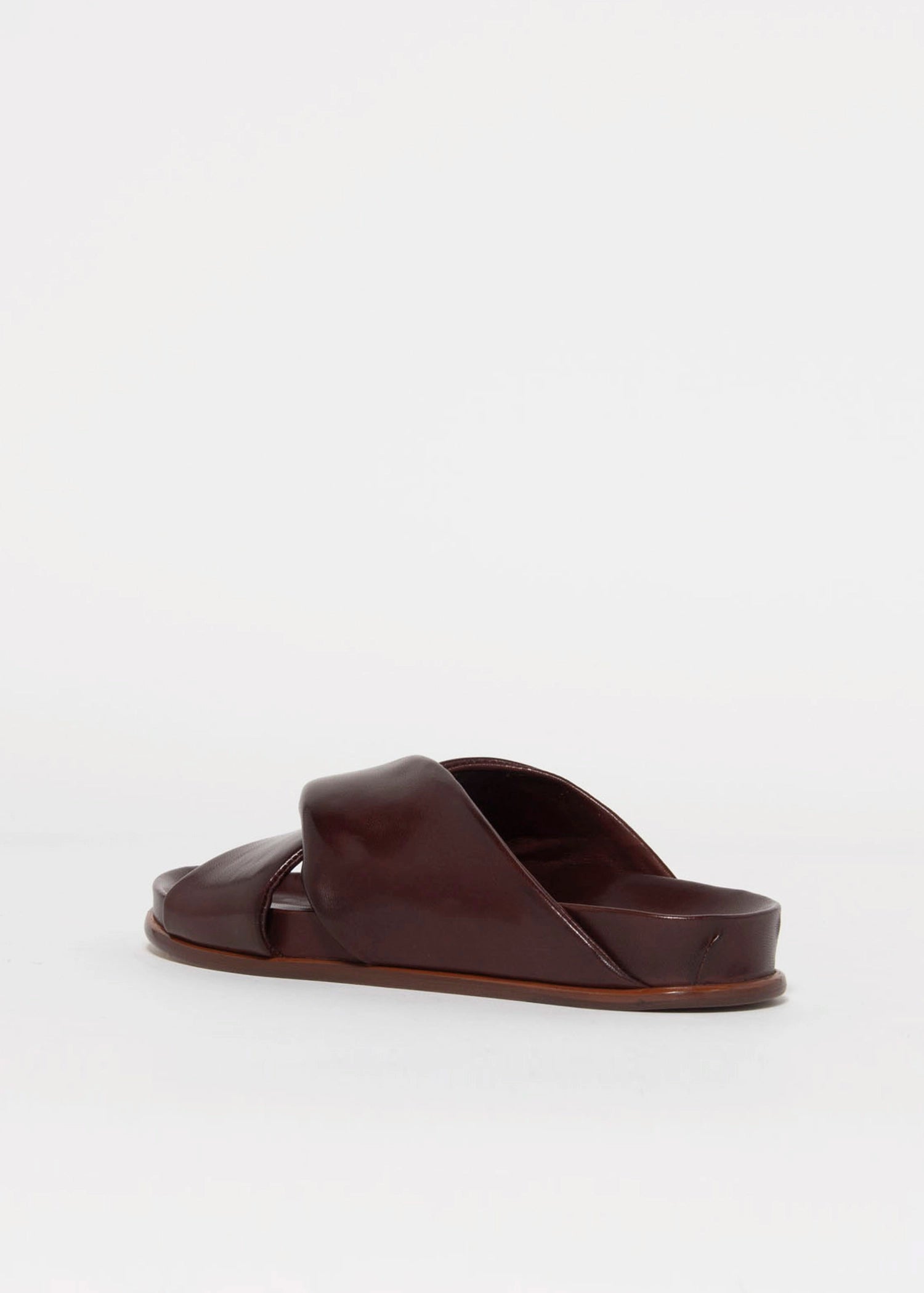 swatch_Cognac Leather l'idea twist leather sandal