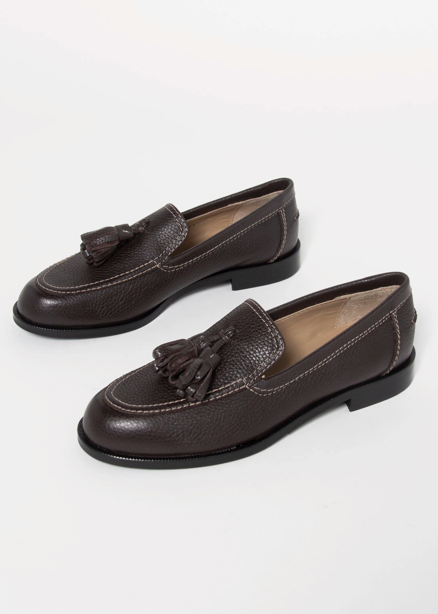 swatch_Brown Leather l'idea alice loafer