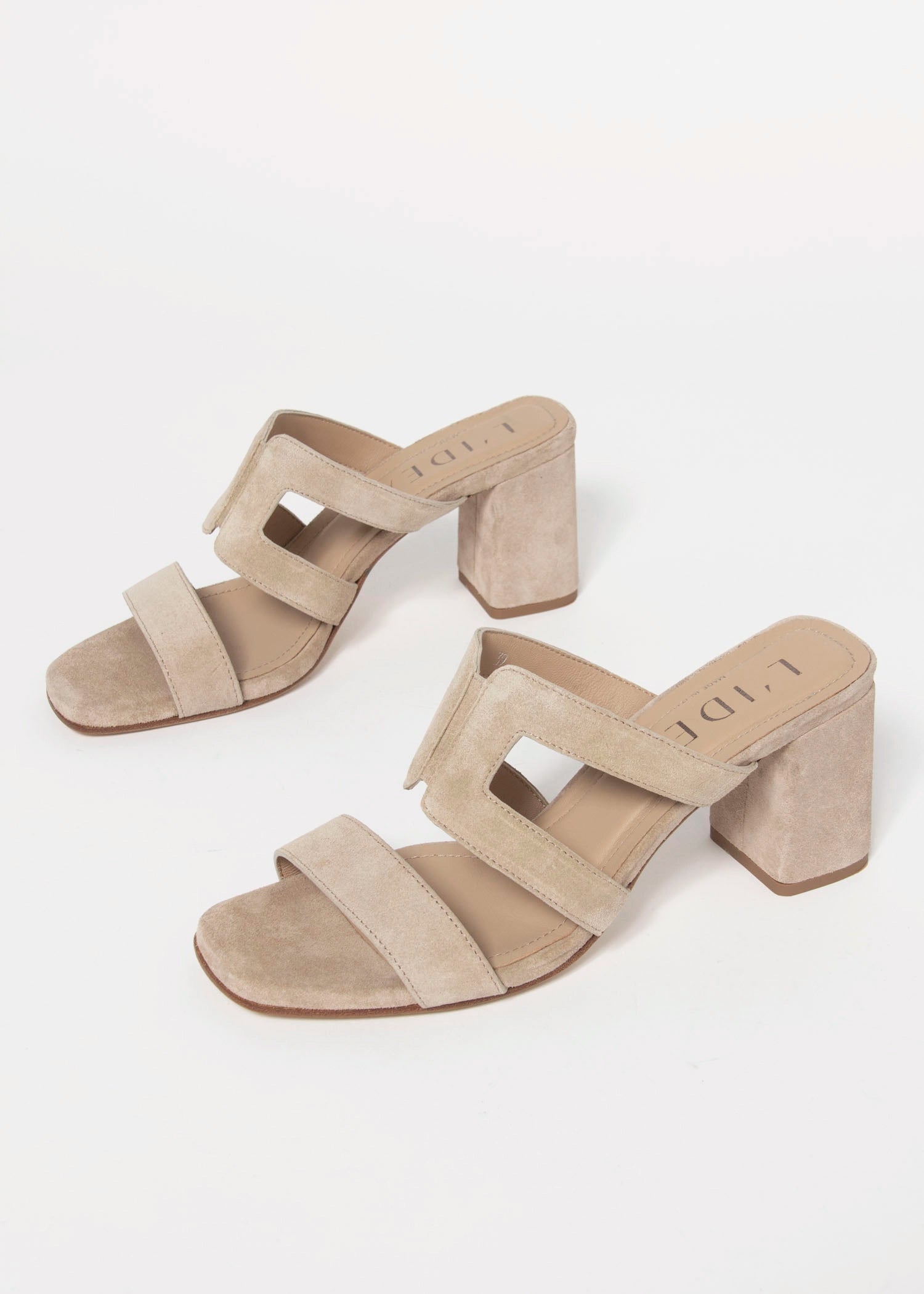 swatch_Sand Suede l'idea cutout heeled sandal