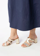 swatch_Platino Leather l'idea cutout heeled sandal