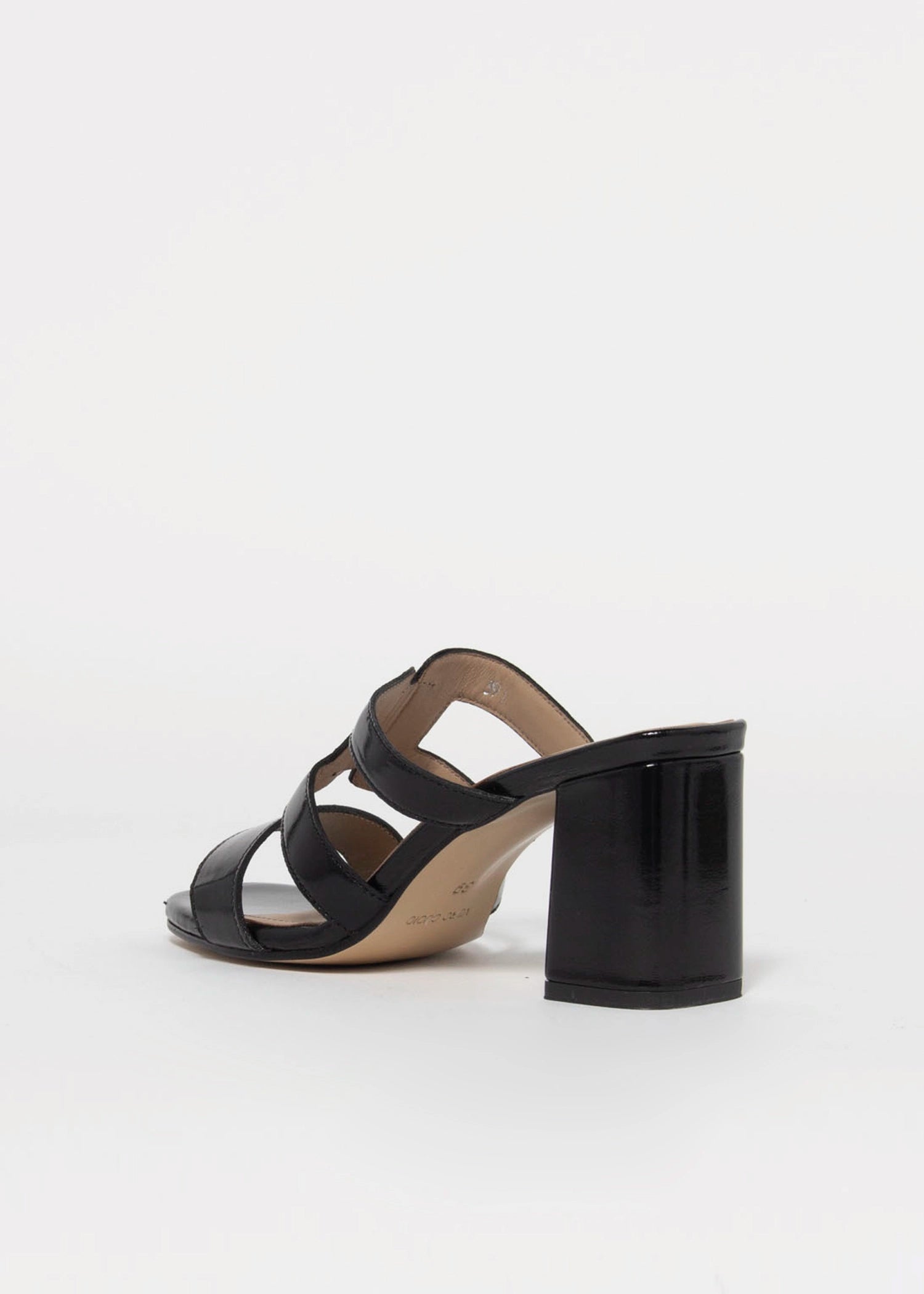 swatch_Black Patent l'idea cutout heeled sandal
