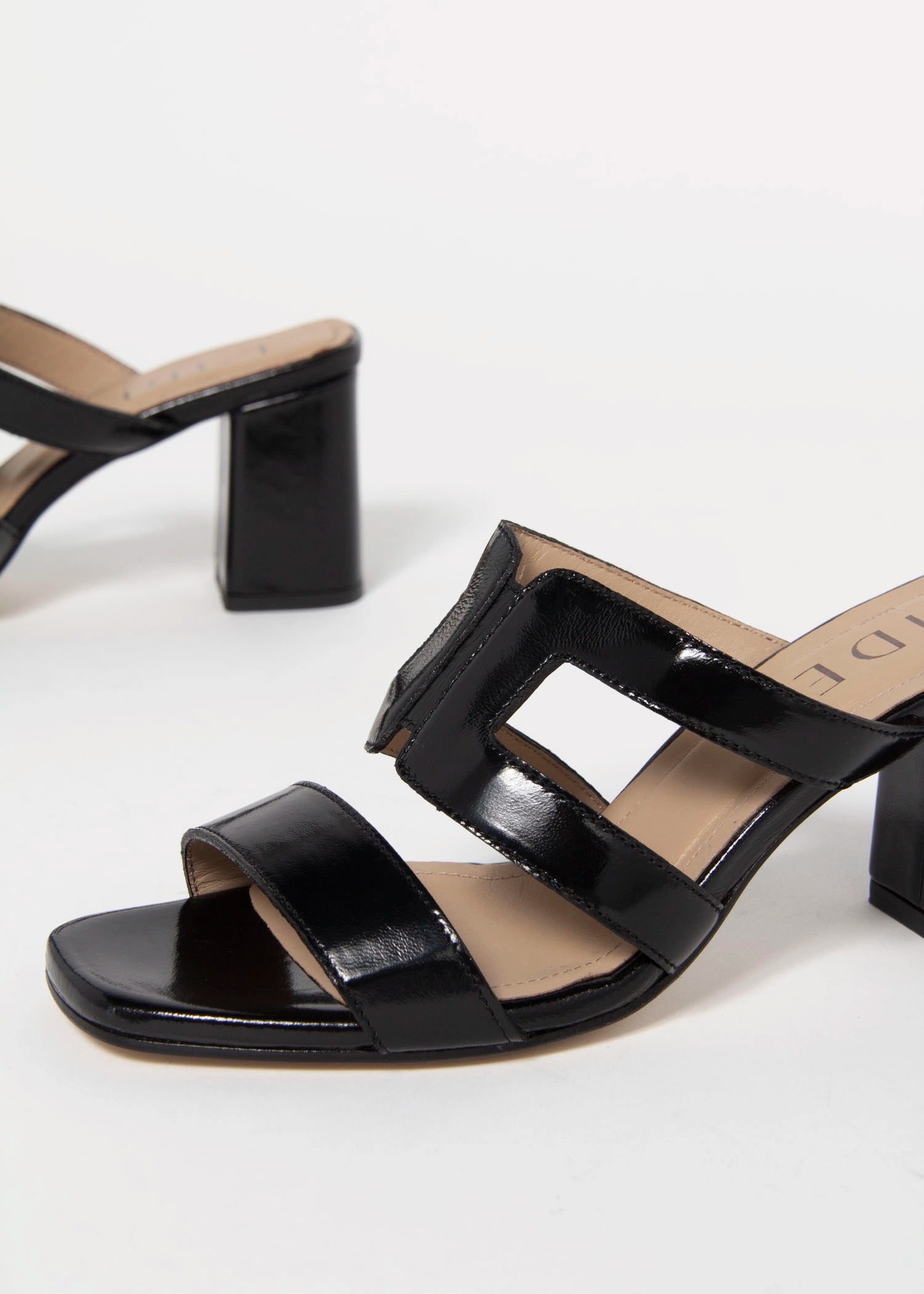 swatch_Black Patent l'idea cutout heeled sandal