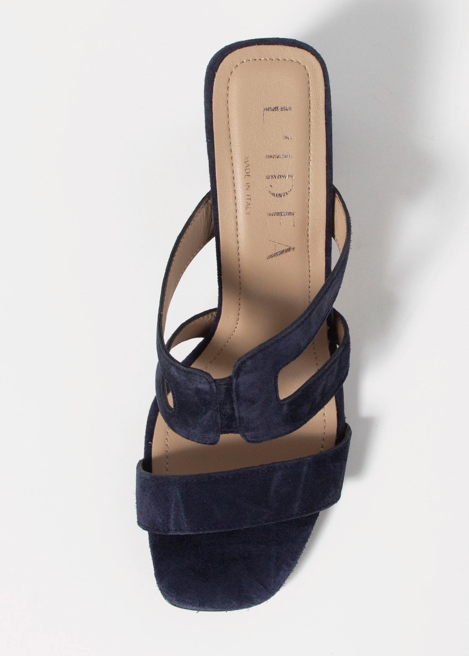 swatch_Navy Suede l'idea cutout heeled sandal