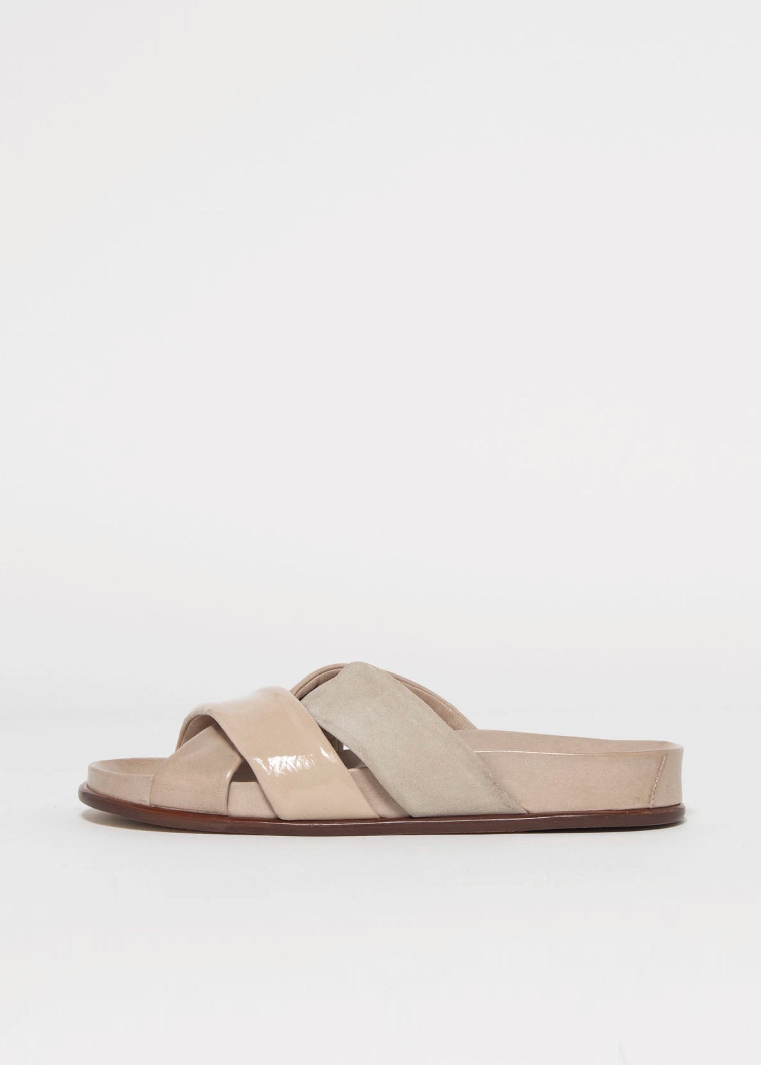 swatch_Beige Multi L'idea cross leather sandal