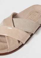 swatch_Beige Multi L'idea cross leather sandal