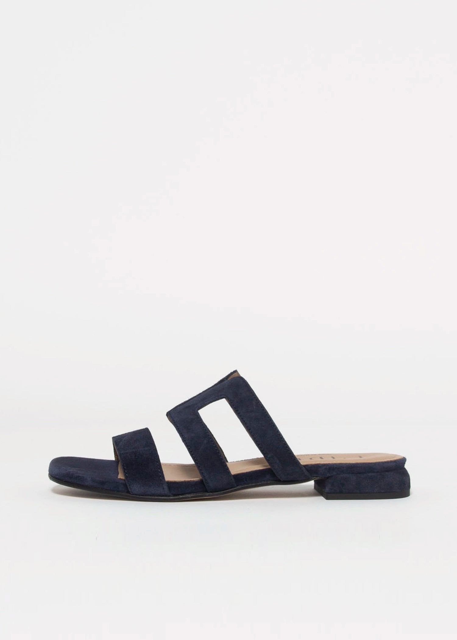 swatch_Navy Suede l'idea flat leather sandal