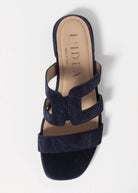 swatch_Navy Suede l'idea flat leather sandal