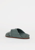 swatch_Aqua Marine Leather l'idea twist leather sandal