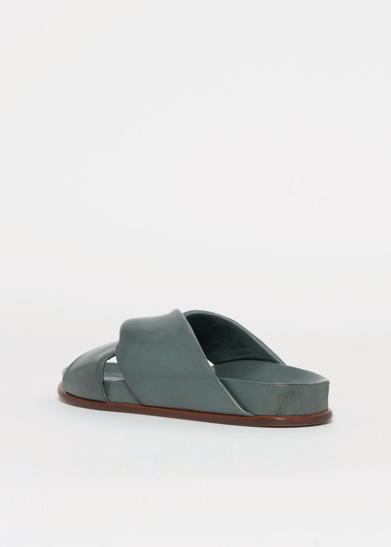 swatch_Aqua Marine Leather l'idea twist leather sandal