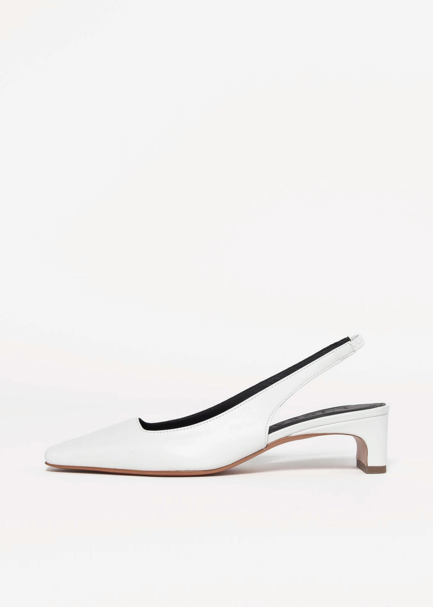 swatch_White Leather l'idea slingback pump